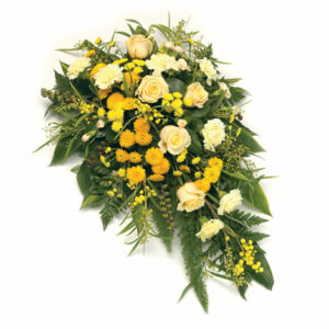 Geel rouwarrangement